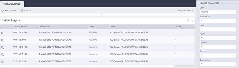 LogPoint SIEM use cases: User Multiple Failed Logins